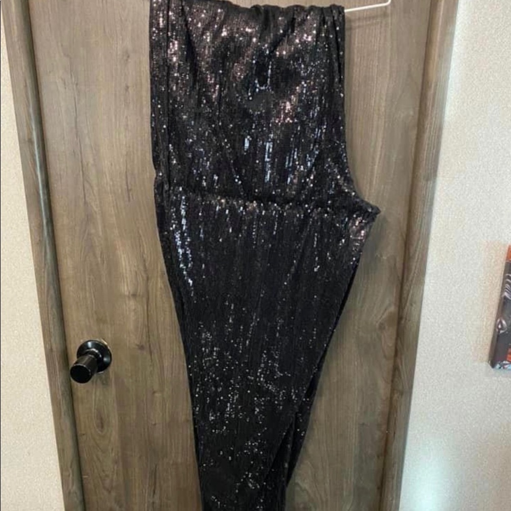 Black Sequin Leggings worn once.
